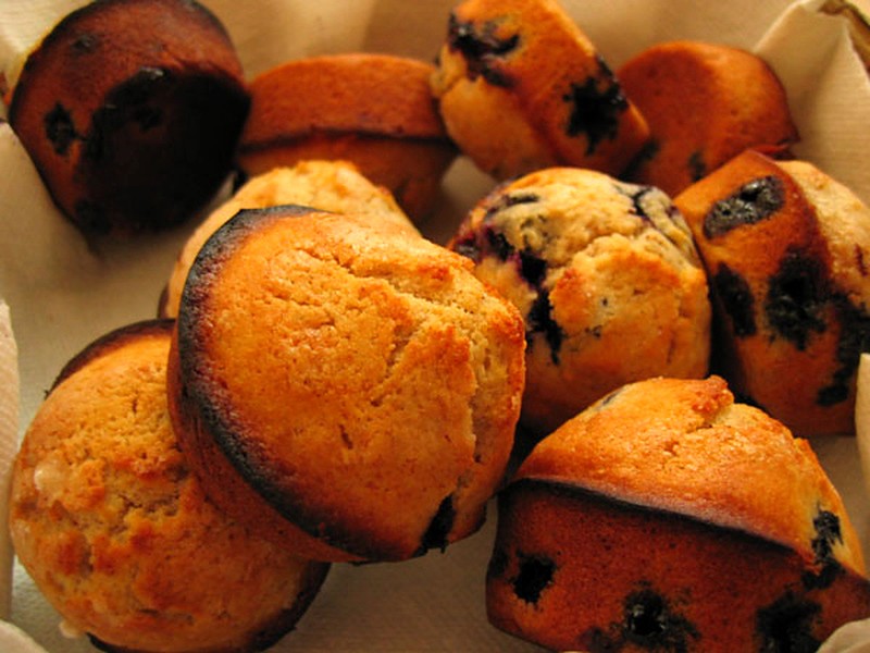 Muffins de Avena y Arándanos