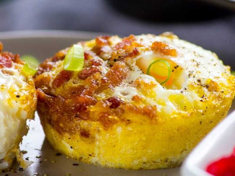 Muffins de Huevo y Espinaca