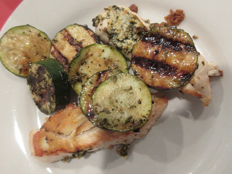Pollo al Pesto con Tomates