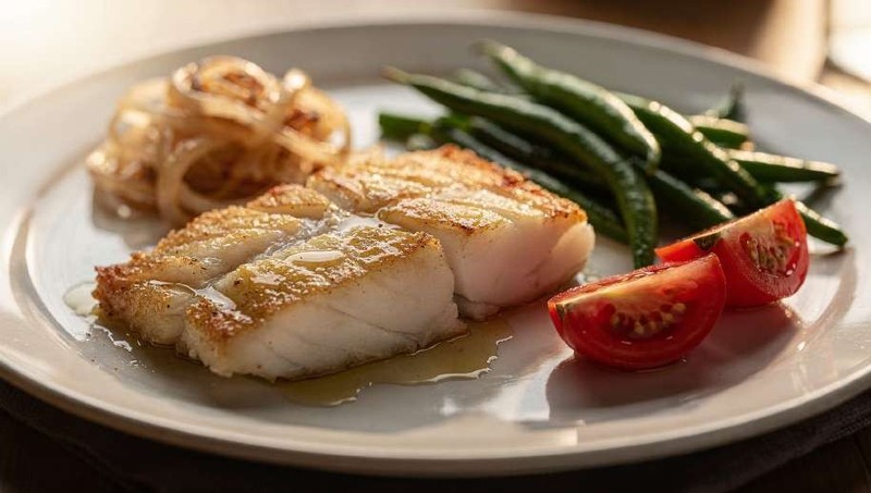 Filete de Pescado Empanado con Avena