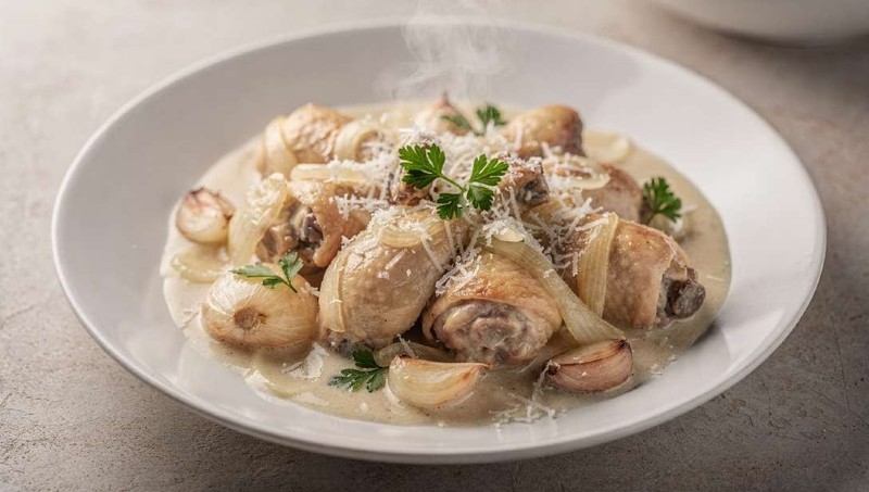 Fricasé de Pollo Light Cremoso