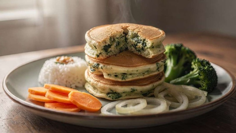 Panqueque Verde con Espinaca