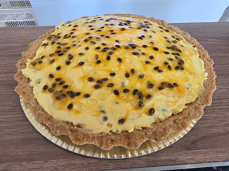 42. Pastel Diet de Maracuyá