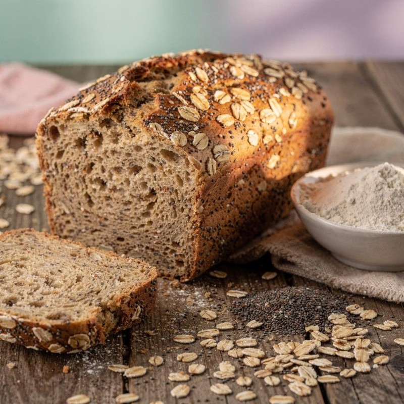 Pan de Avena y Chía (sin gluten)