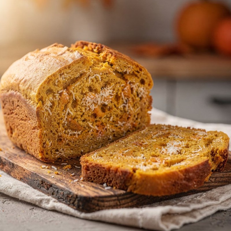 Pan de Calabaza con Coco