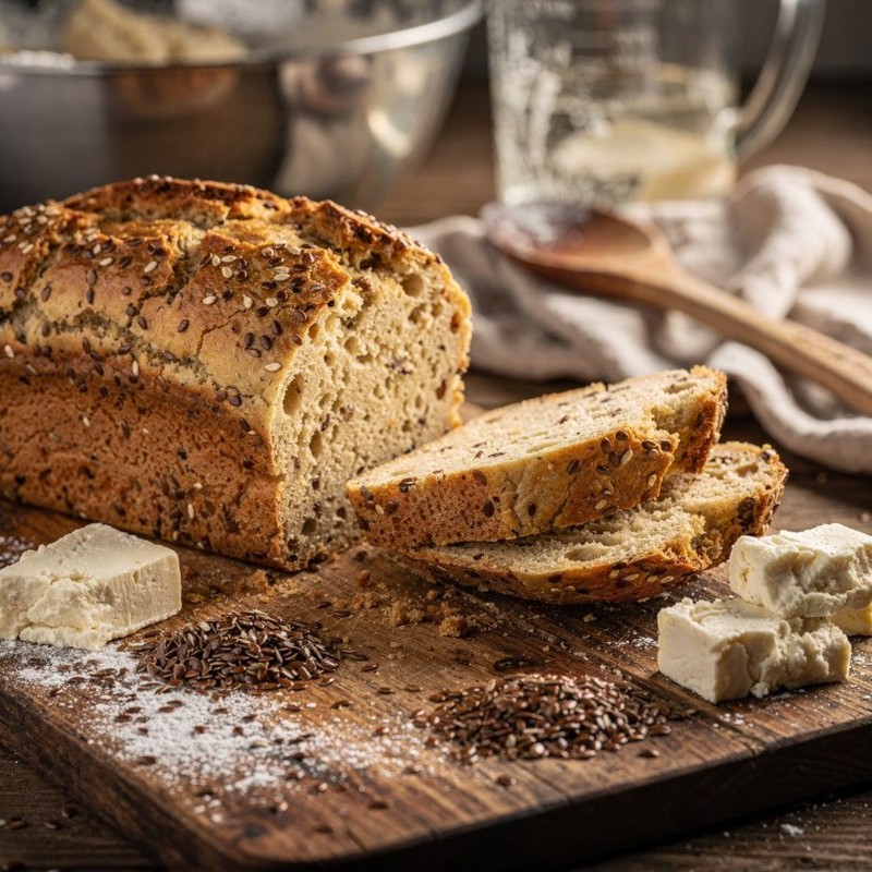 Pan de Tofu y Linaza