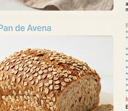 Pan Tostable de Avena Integral